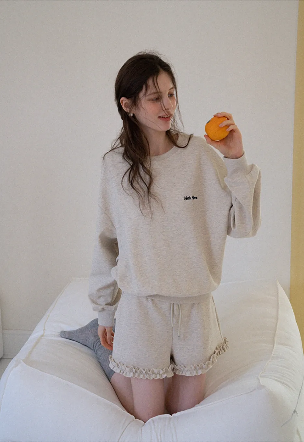 Frill Hem Lounge Set