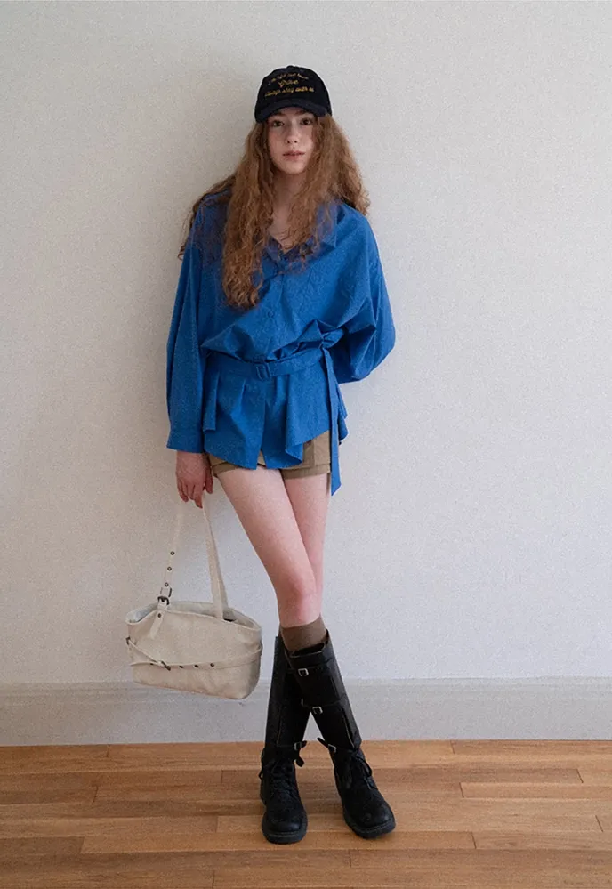 Belted Utility Shirt