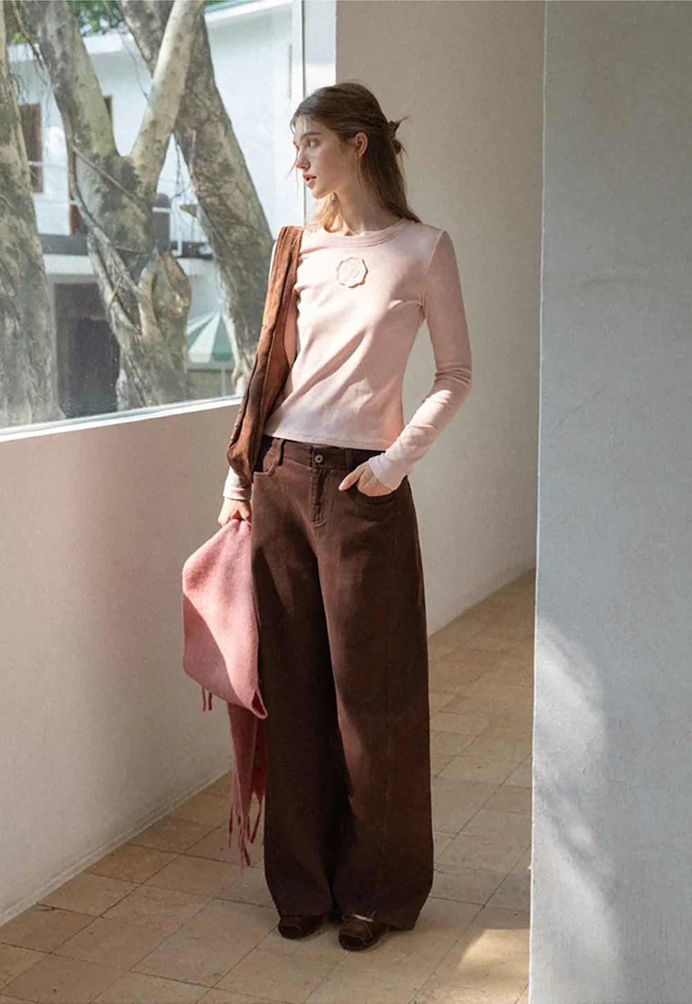 High Waist Wide Leg Pants