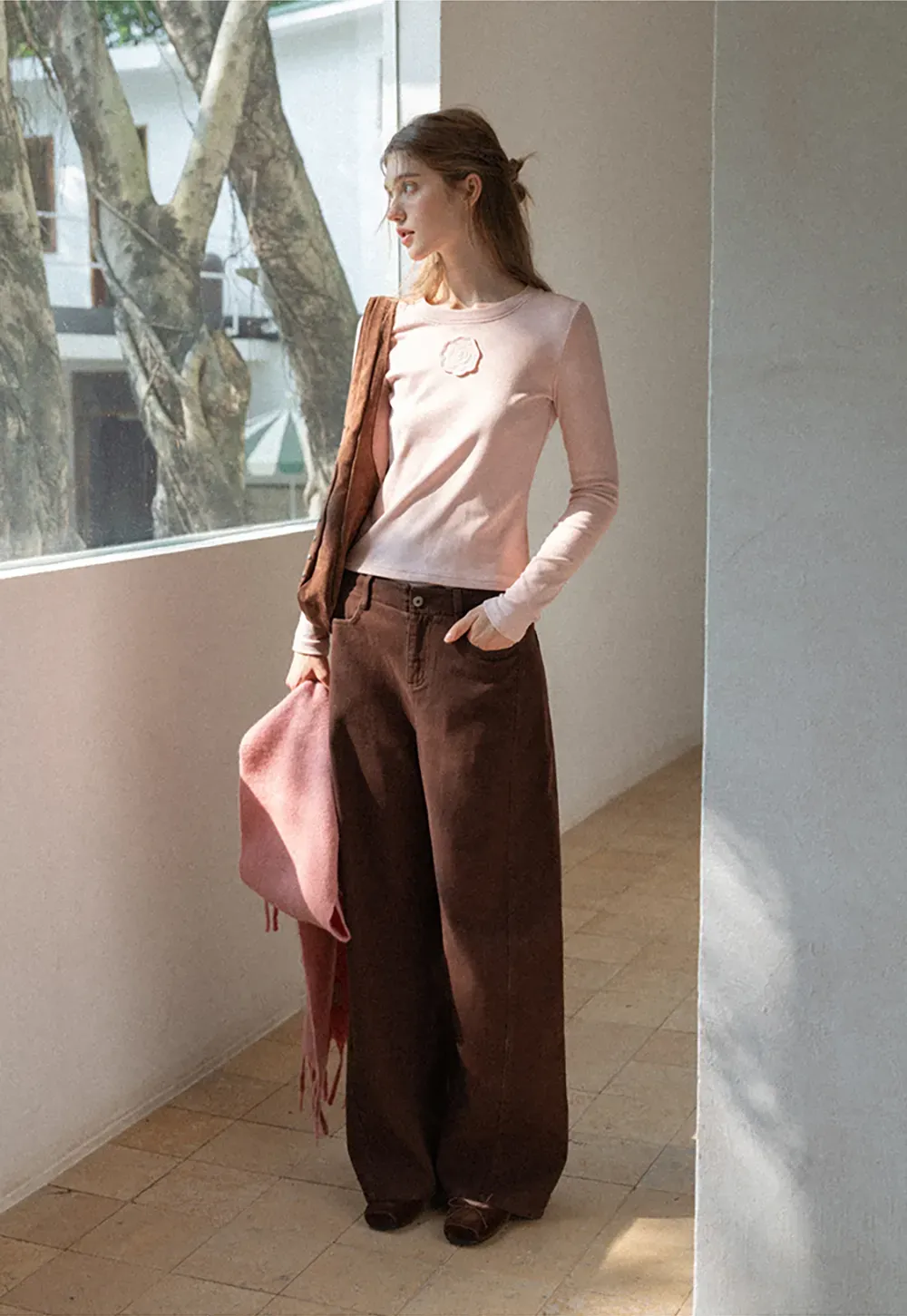 High Waist Wide Leg Pants