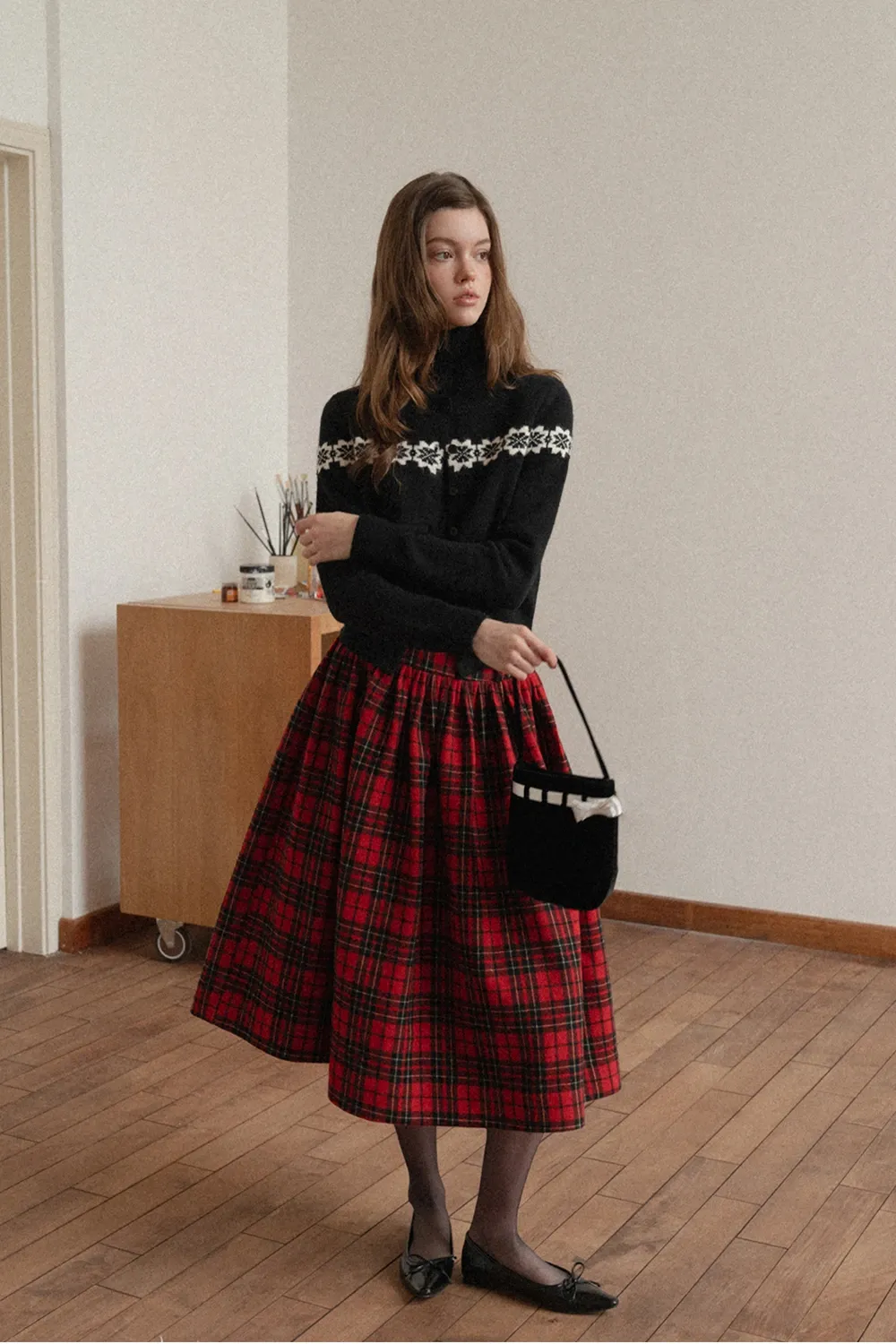 Fair Isle Sweater & Cardigan Set