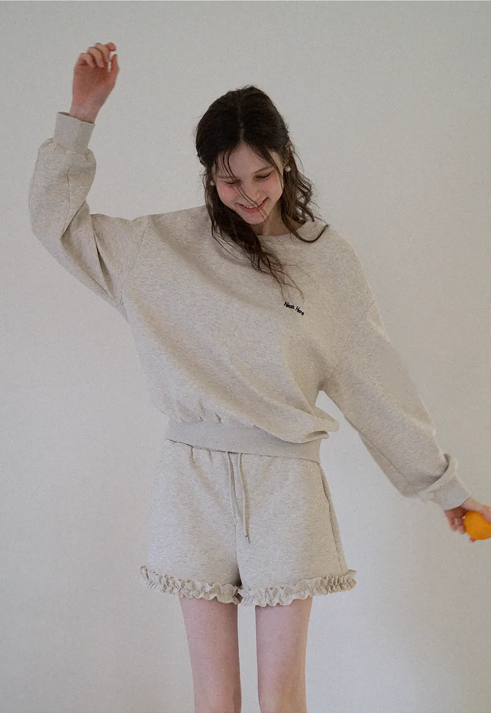 Frill Hem Lounge Set