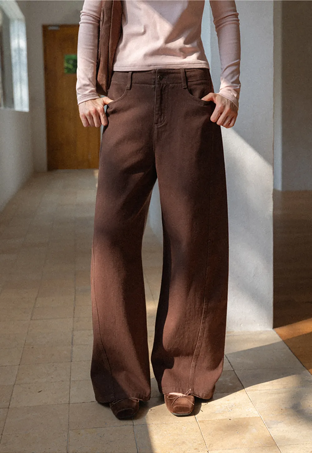 High Waist Wide Leg Pants