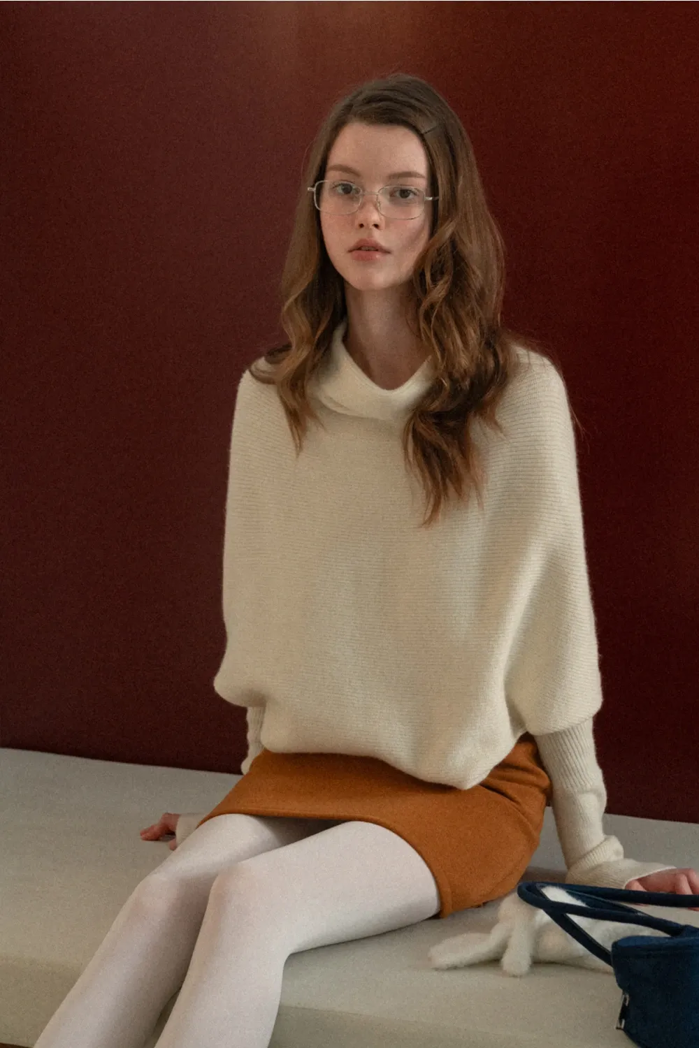 Basic A-Line Wool Skirt