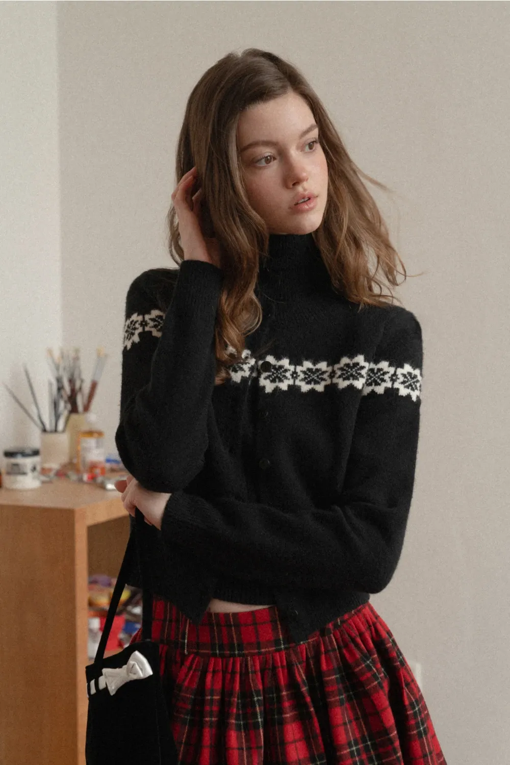 Fair Isle Sweater & Cardigan Set