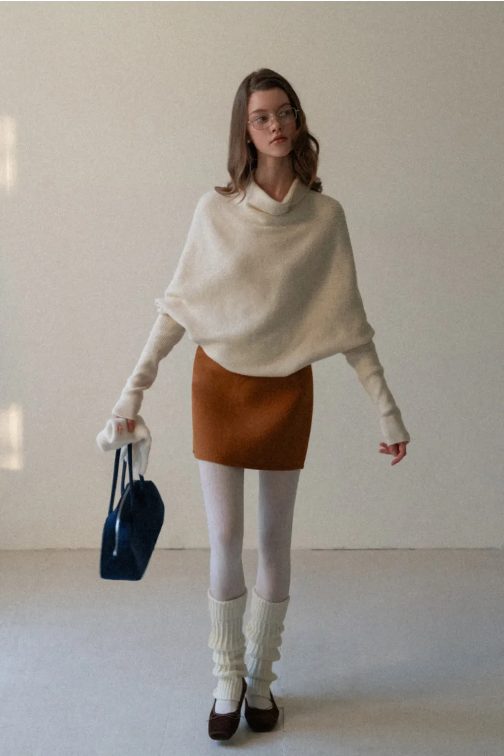 Basic A-Line Wool Skirt