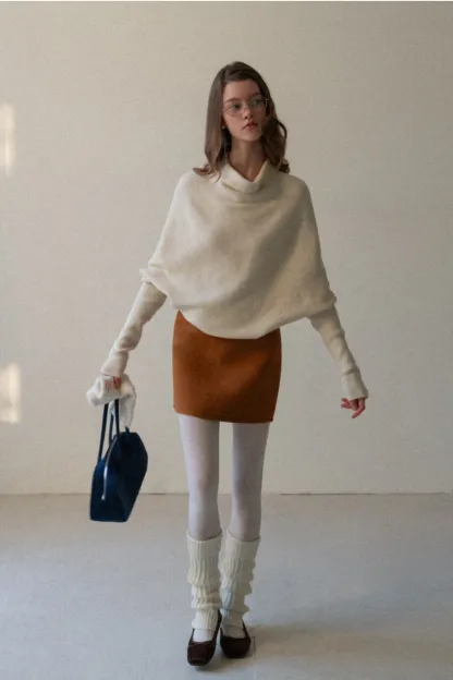 Basic A-Line Wool Skirt