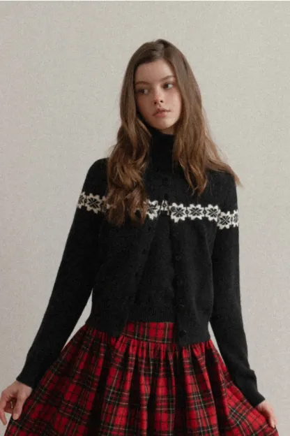 Fair Isle Sweater & Cardigan Set