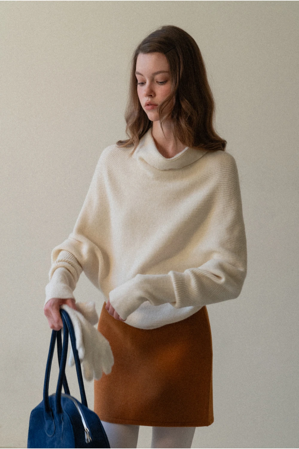 Basic A-Line Wool Skirt