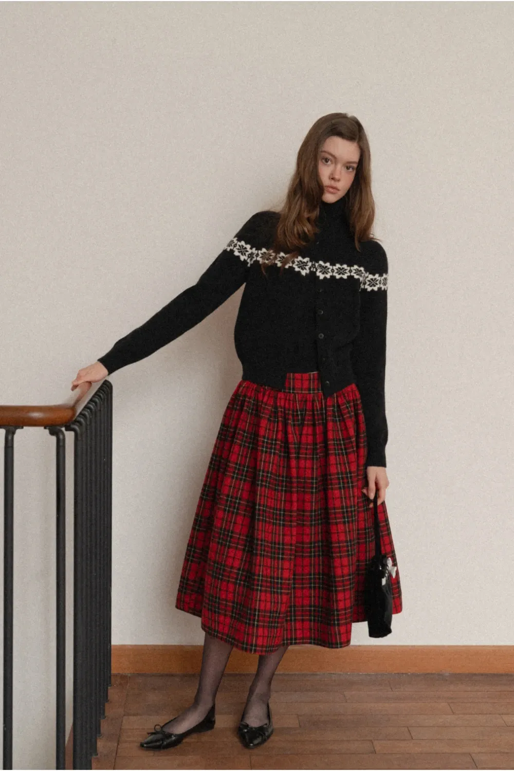 Fair Isle Sweater & Cardigan Set