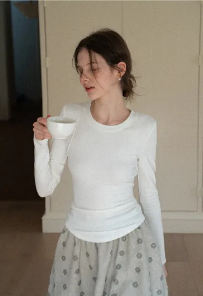 Women Classic Long Sleeve Top