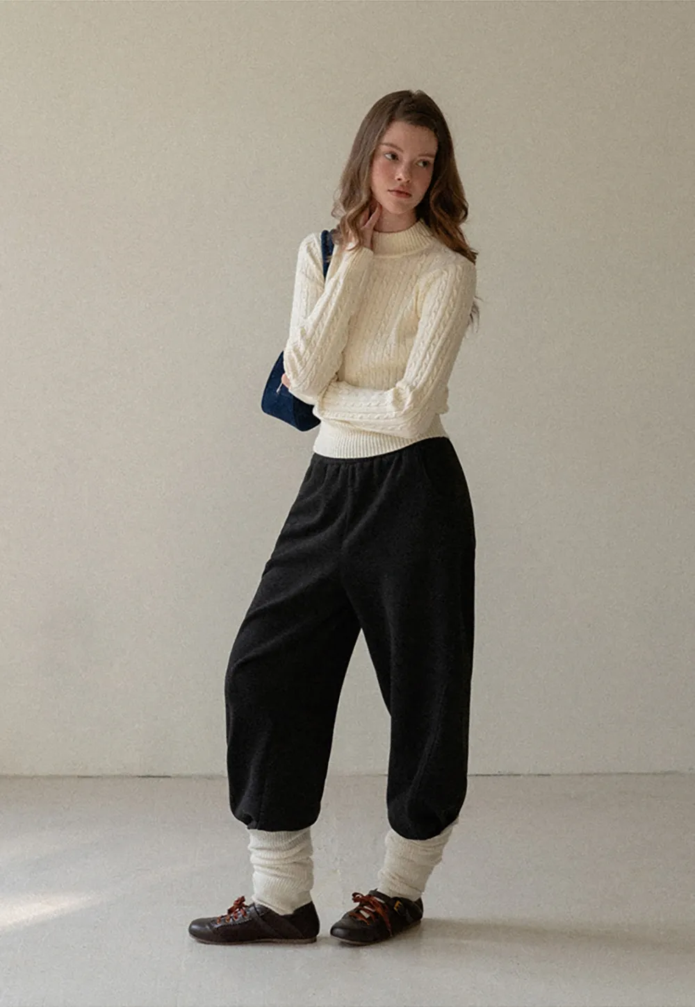 Women Fleece-Lined Slimming Casual Pants