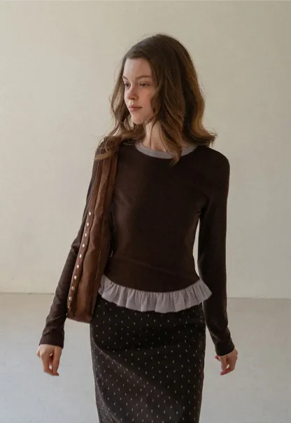 Polka Dot A-Line Mini Skirt