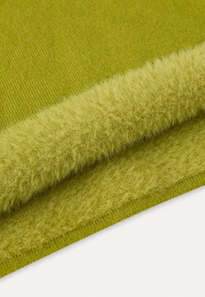 Women Soft Long Sleeve Crew Neck Sweater