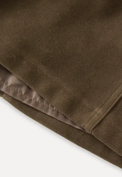 Suede Belted Mini Skirt