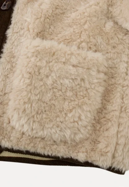 Comfortable Plush Coat with Stylish Collar and Buttons