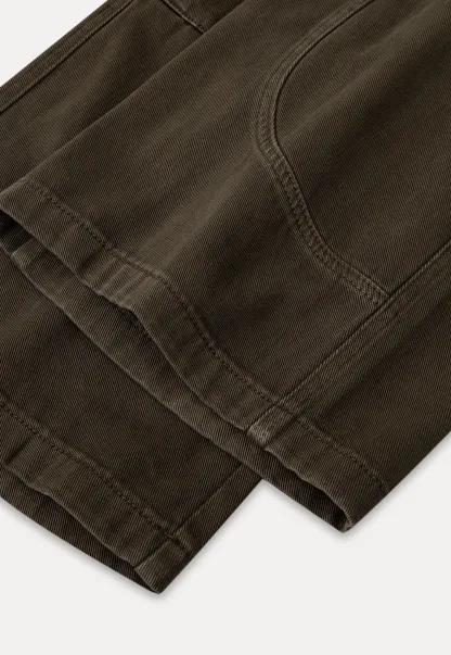 Cargo Pocket Wide Leg Denim Pant