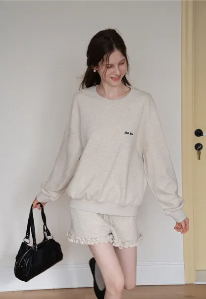 Frill Hem Lounge Set