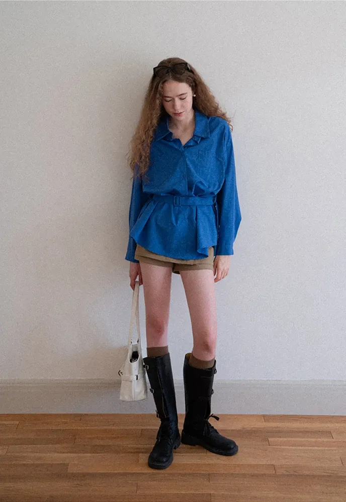 Belted Utility Shirt