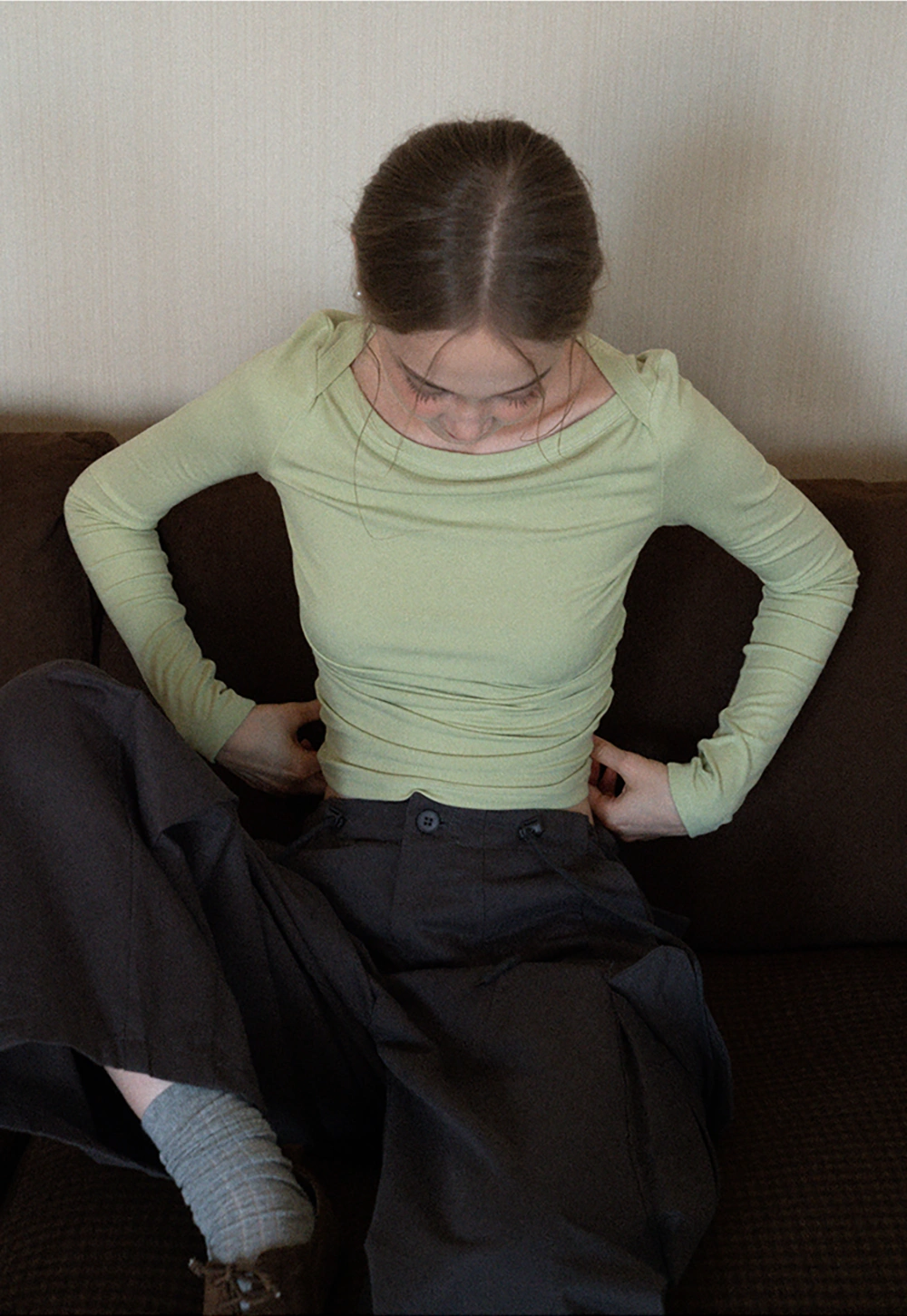 Womens High Waist Cargo Pants