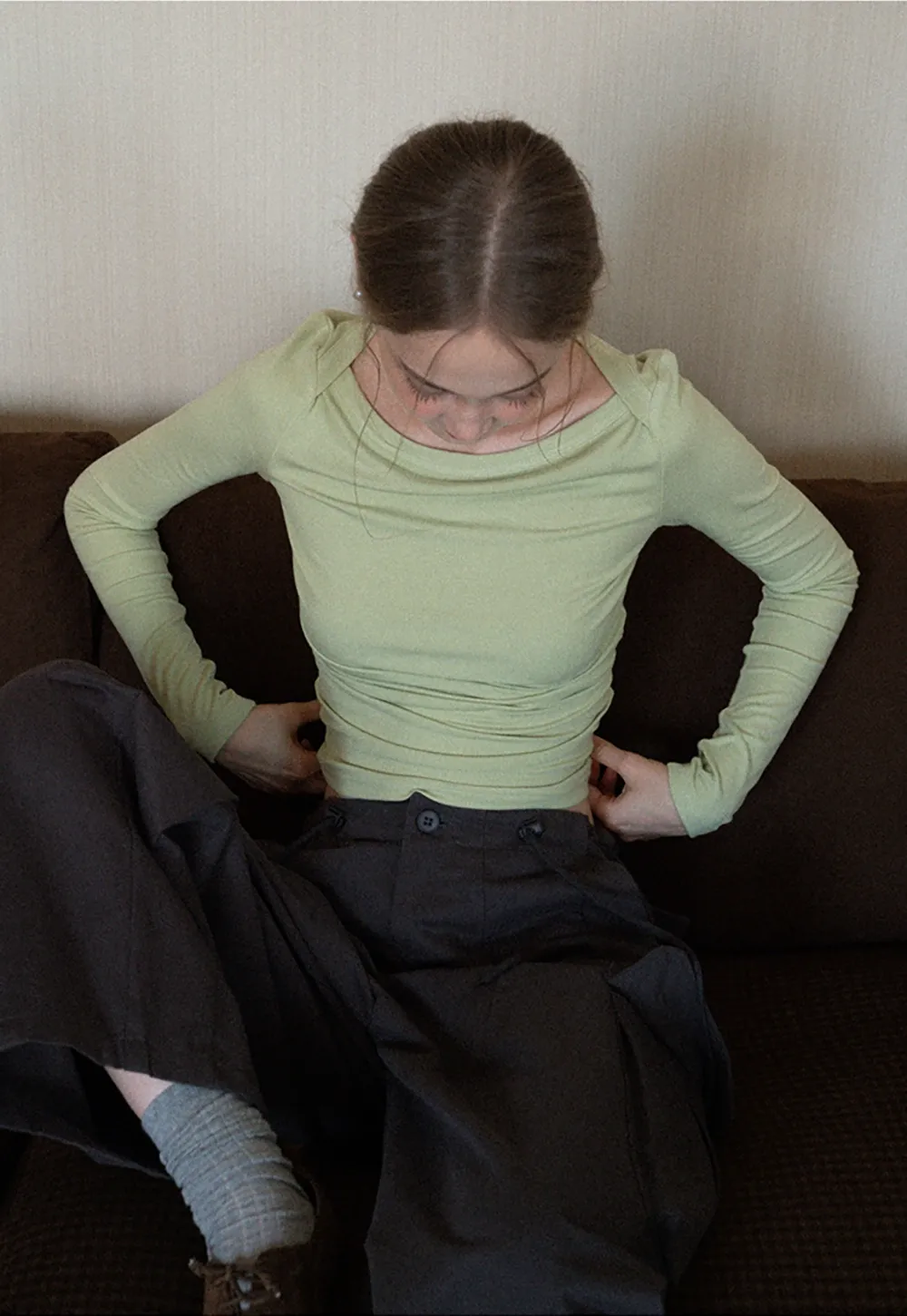 Womens High Waist Cargo Pants