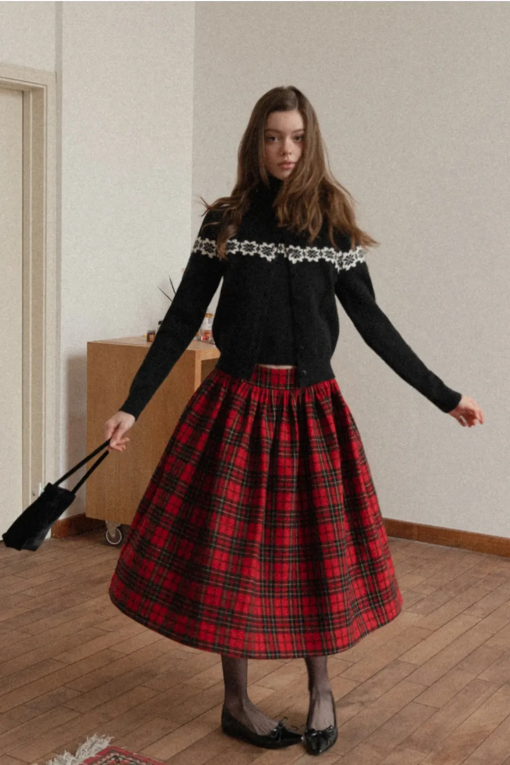 Fair Isle Sweater & Cardigan Set