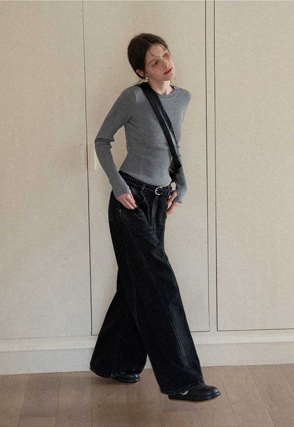 Women Basic Ribbed Sweater for Layering