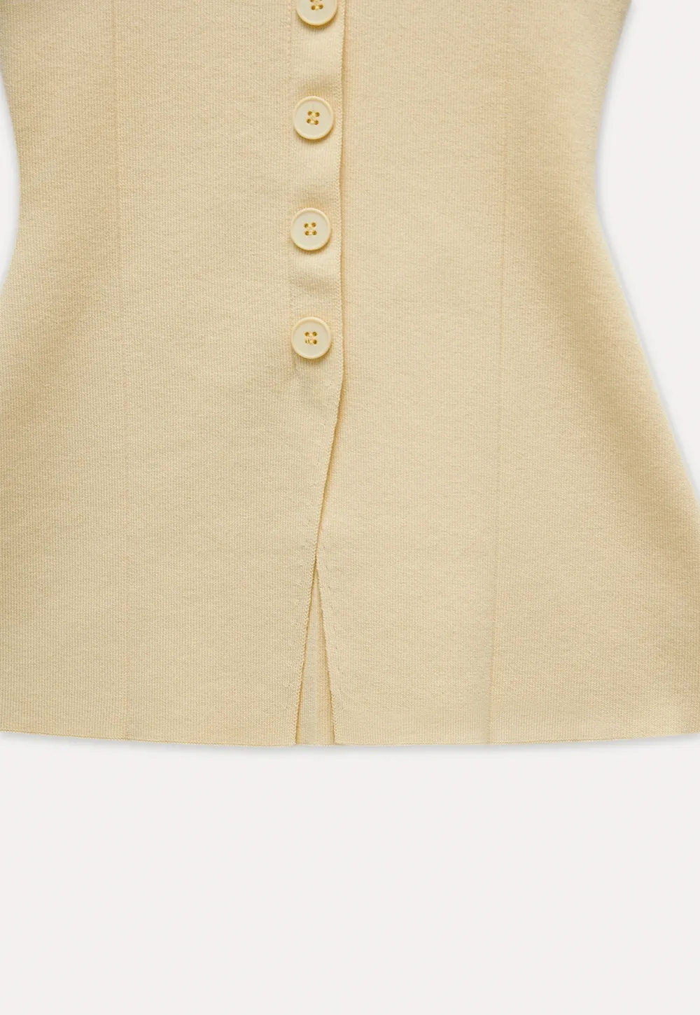 Women’s Button-Front Ribbed Tank Top