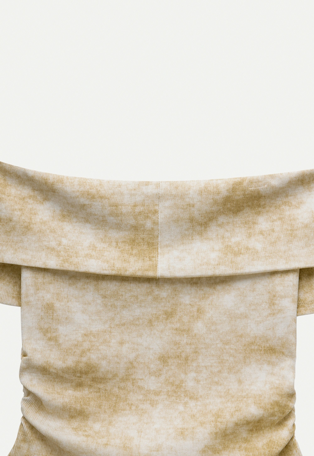 Women’s Off-Shoulder Top with Textured Print