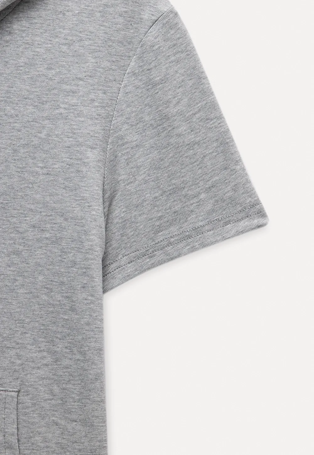 Women’s Zip-up Hoodie with Ruffled Hem
