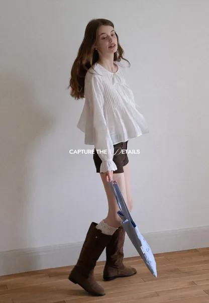 Women High Rise Stretch Denim Pocket Shorts