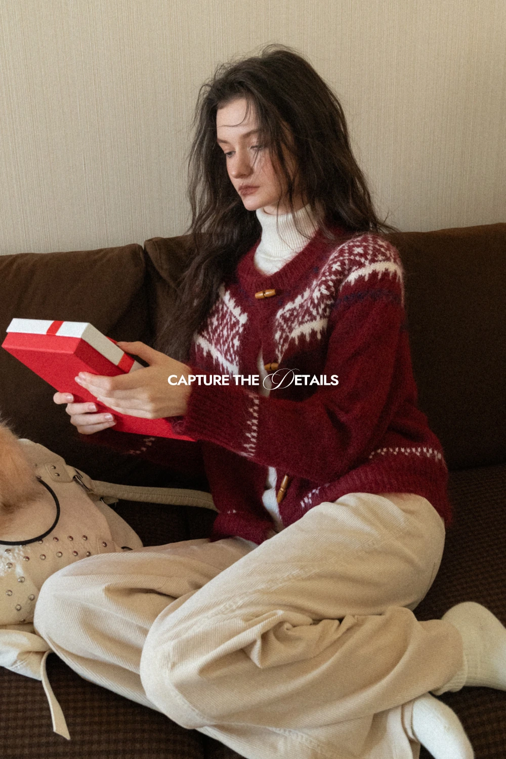 Fair Isle Button-Down Cardigan