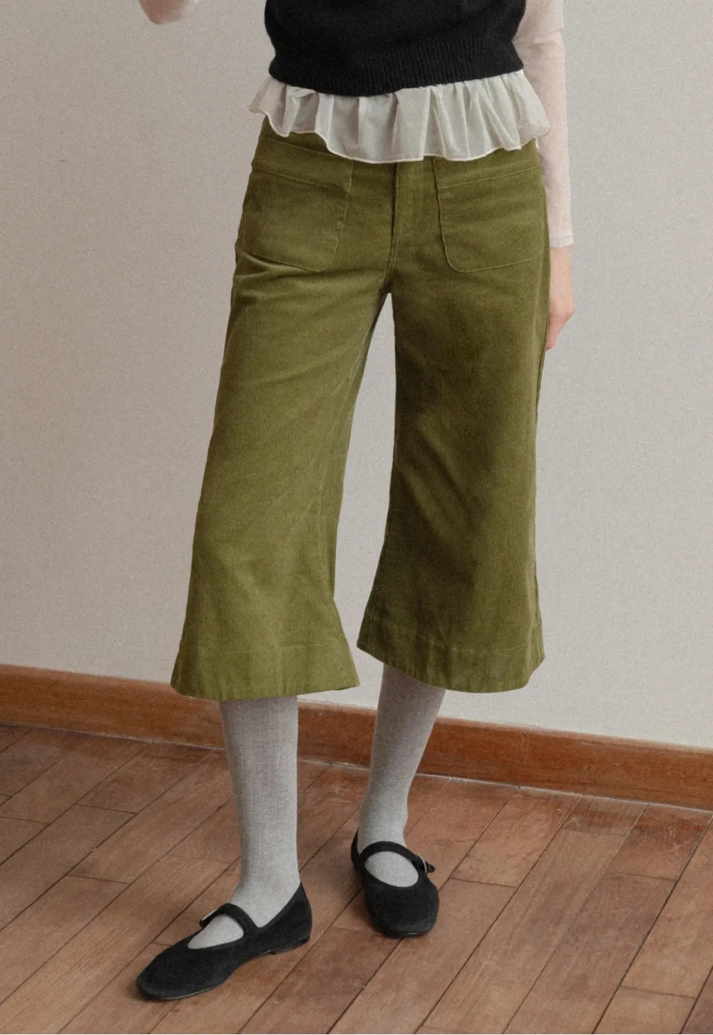 Women Corduroy Wide Leg Pants