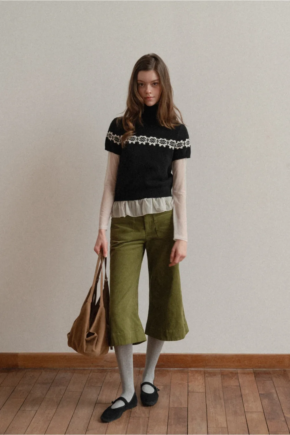 Fair Isle Sweater & Cardigan Set