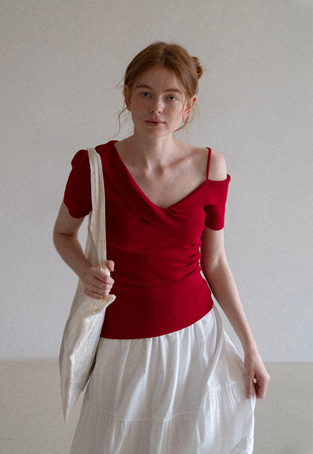 Women's Asymmetrical One Shoulder Top