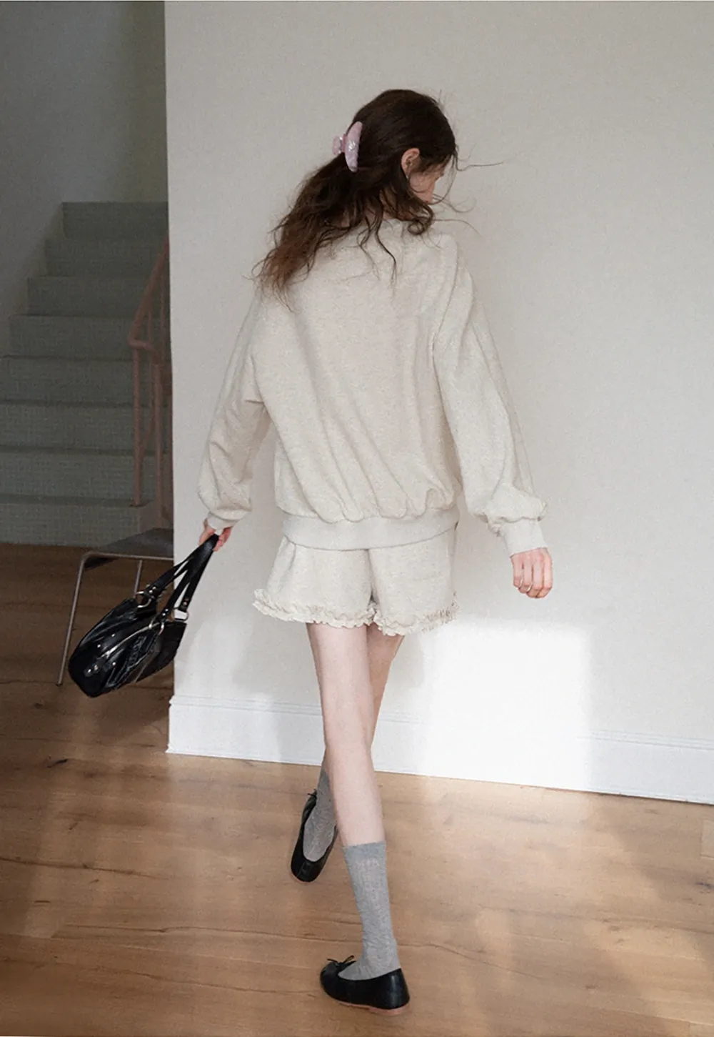 Frill Hem Lounge Set