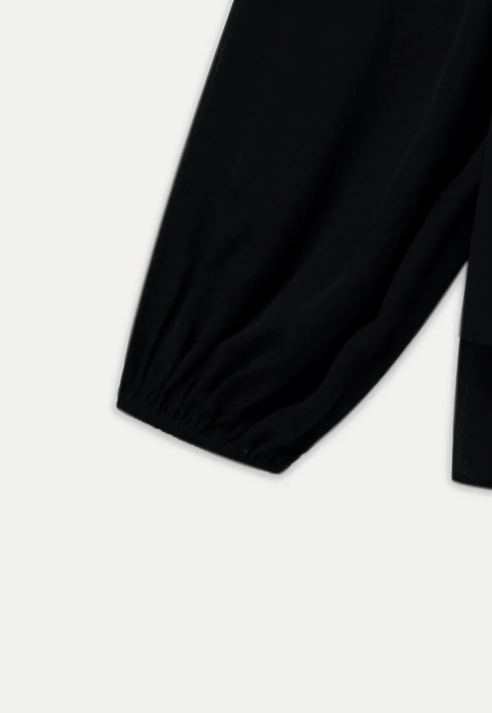Women’s Off-Shoulder Black Blouse