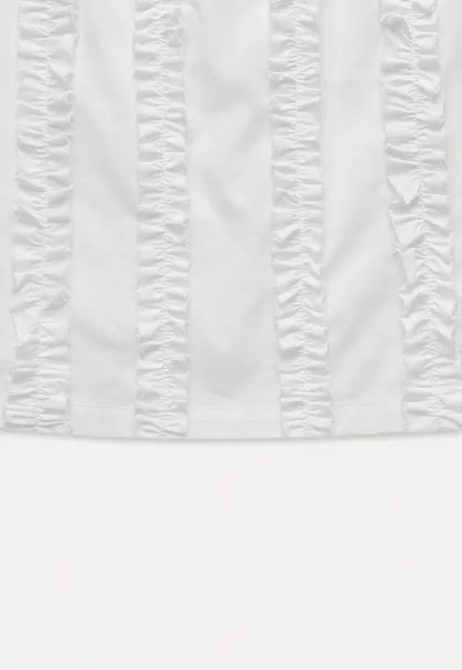 Women’s White Ruffled Skirt