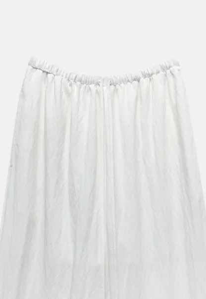 Women's Sheer Wide Leg Drawstring Pants