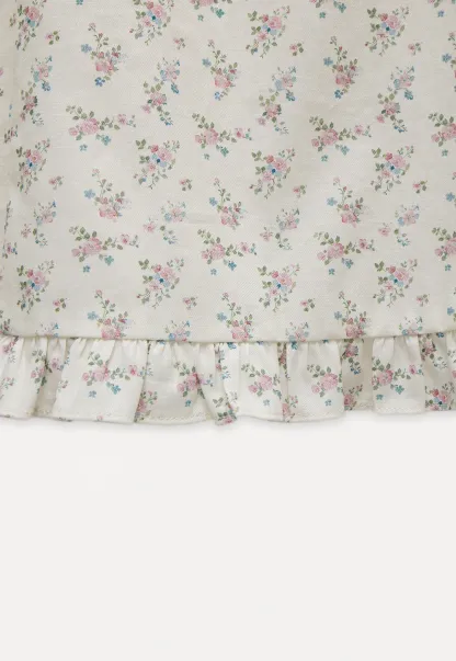 Floral Tie Strap Mini Dress