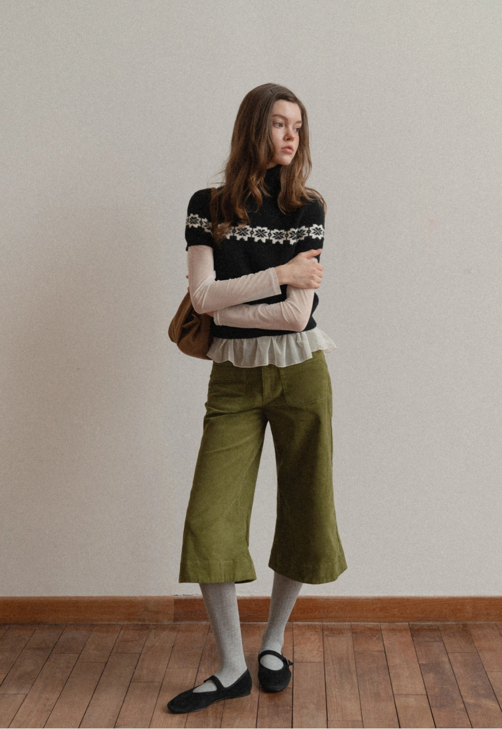 Women Corduroy Wide Leg Pants