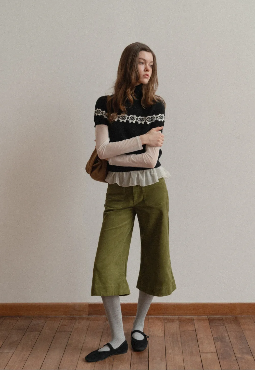 Women Corduroy Wide Leg Pants