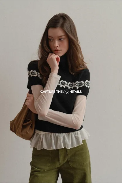 Fair Isle Sweater & Cardigan Set