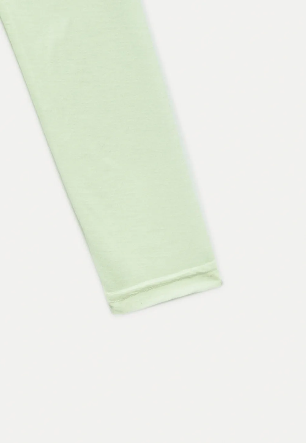 Long-Sleeve Peplum Hem T-Shirt