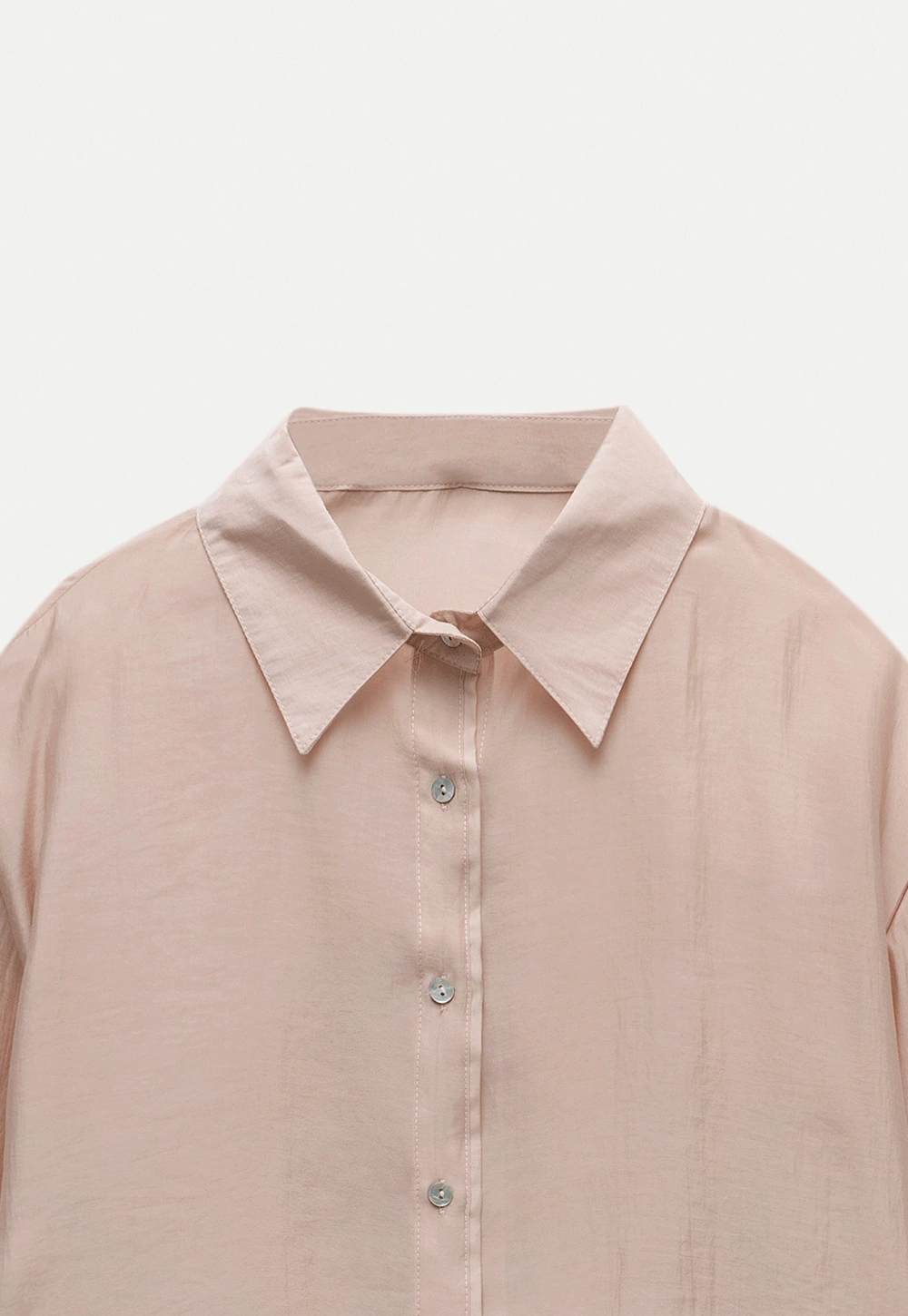 Women’s Button-up Shirt with Rolled Sleeves And Camis