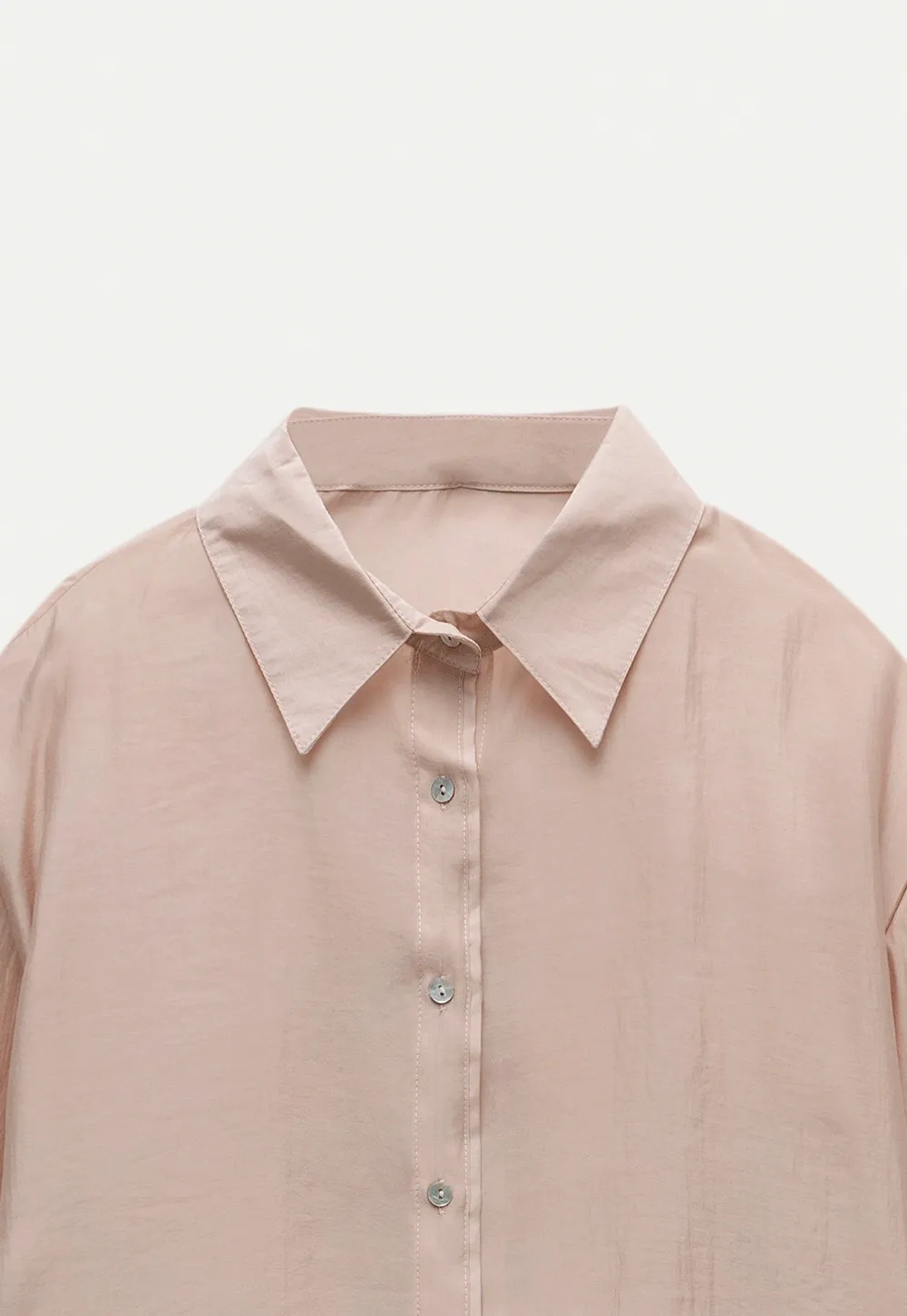 Women’s Button-up Shirt with Rolled Sleeves And Camis