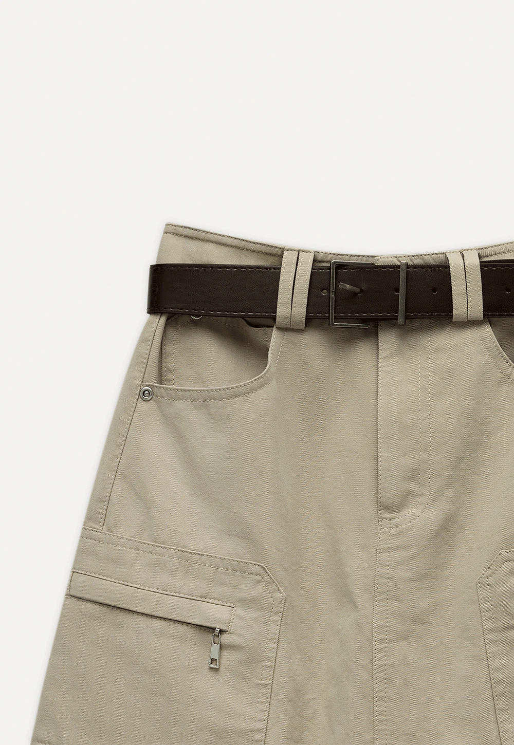 Women's High-Waist A-Line Mini Jean Skirt