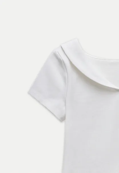 Women's V-Neck Cropped Top