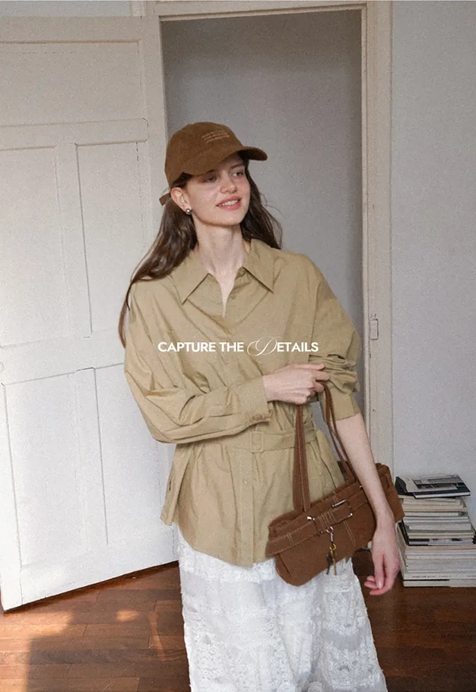 Belted Utility Shirt