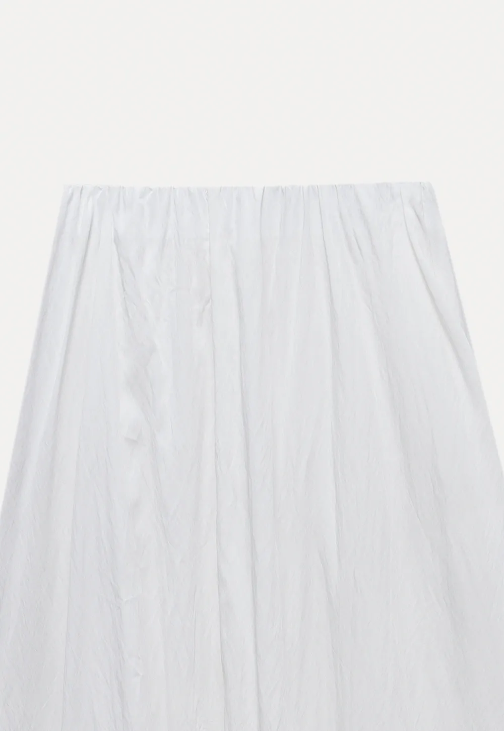 Women's High Waist Maxi Skirt with Flowing Hem